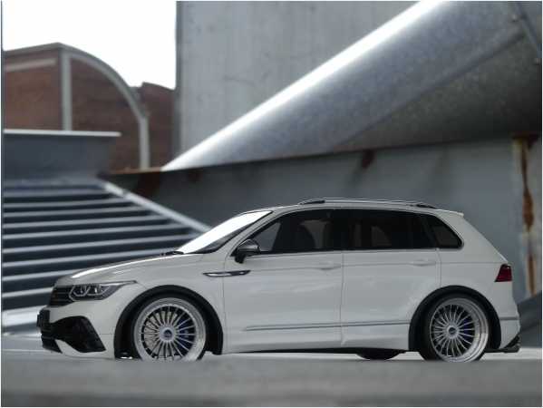 1:18 VW Tiguan R-Line in Weiß Edition mit MBTC Alu-Räder